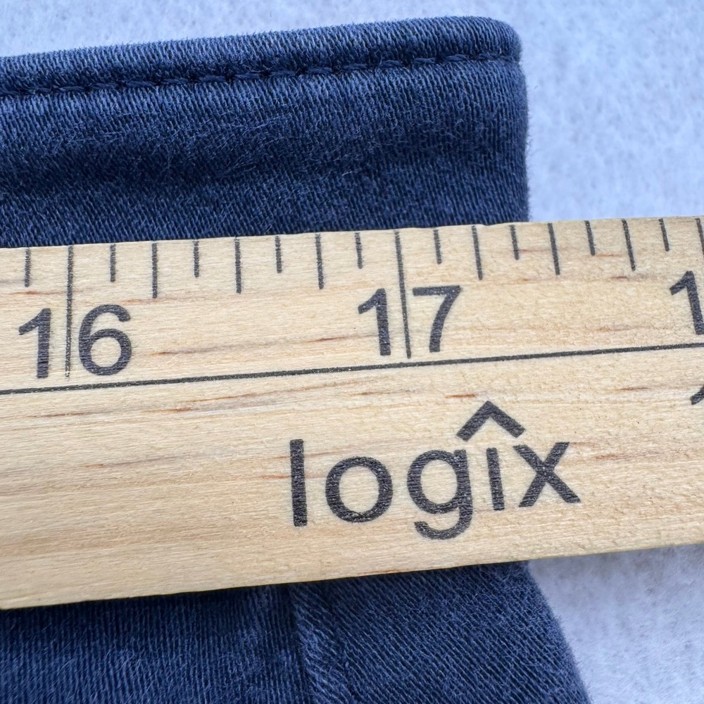 DKNY Slim Straight Chino Pants Mens Blue Casual Comfort Stretch W34 L30‎ - Picture 6 of 16